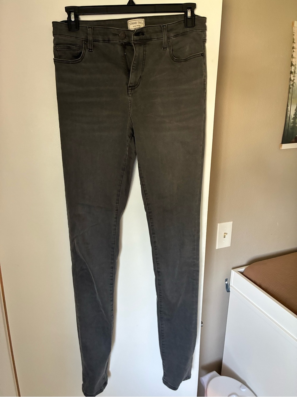 Tall Grey Skinny Jeans (38 inseam)